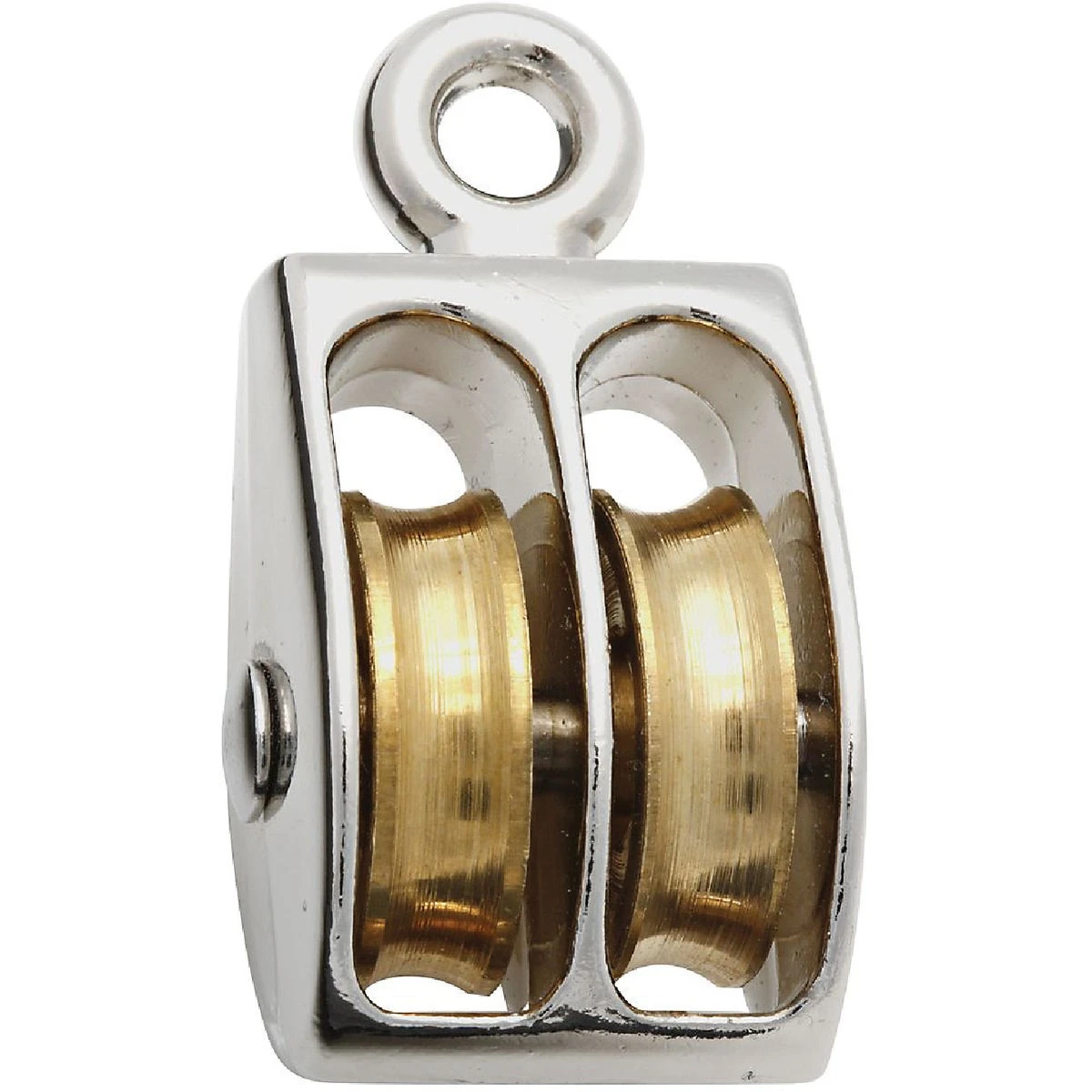 Fixed-Eye Double Pulley, 1-In.