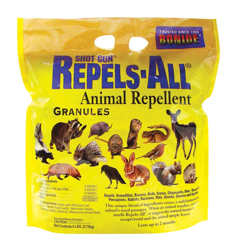 Repels-All Animal Repellent, Granules, 6-Lbs.