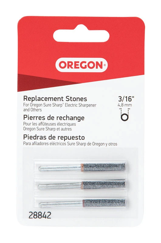 Grinding Stones for Sure Sharp Grinder, 3/16 In., 3-Pk.