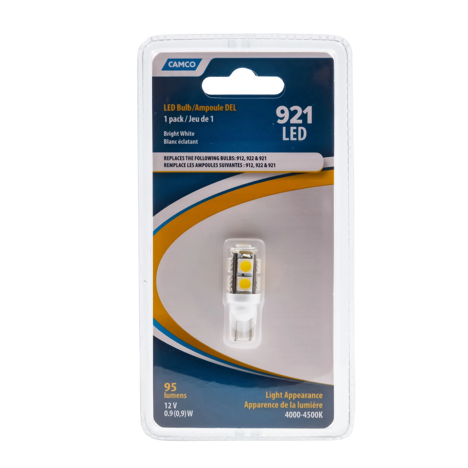 LED RV Light Bulb, Bright White, 95 Lumens, 12-Volt