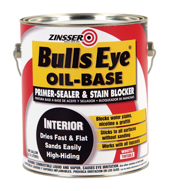 Bulls Eye Primer Sealer & Stain Killer, Oil-Base, 1-Gallon