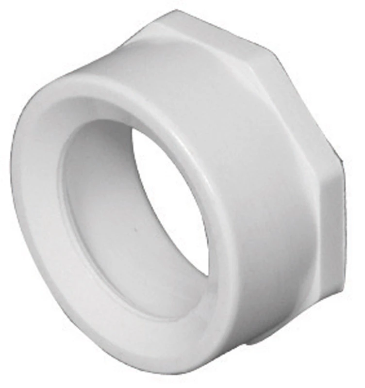 Schedule 40 DWV Reducing Bushing, PVC, 3 x 2 In.