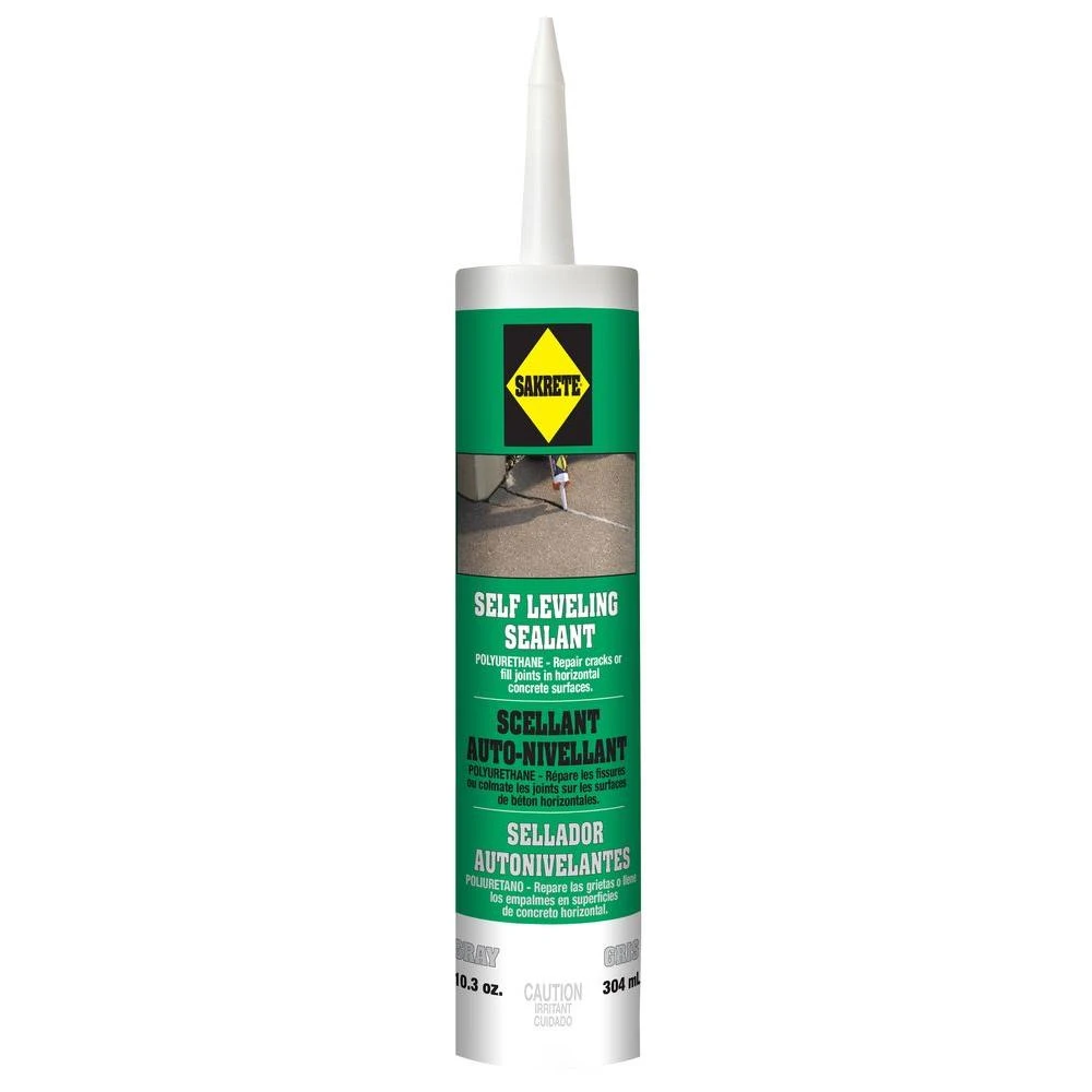 Polyurethane Self-Leveling Sealant Caulk, 10.3-oz. Tube