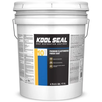 Kst063600-20 Elastomeric Roof Coating, White, 5 Gallon