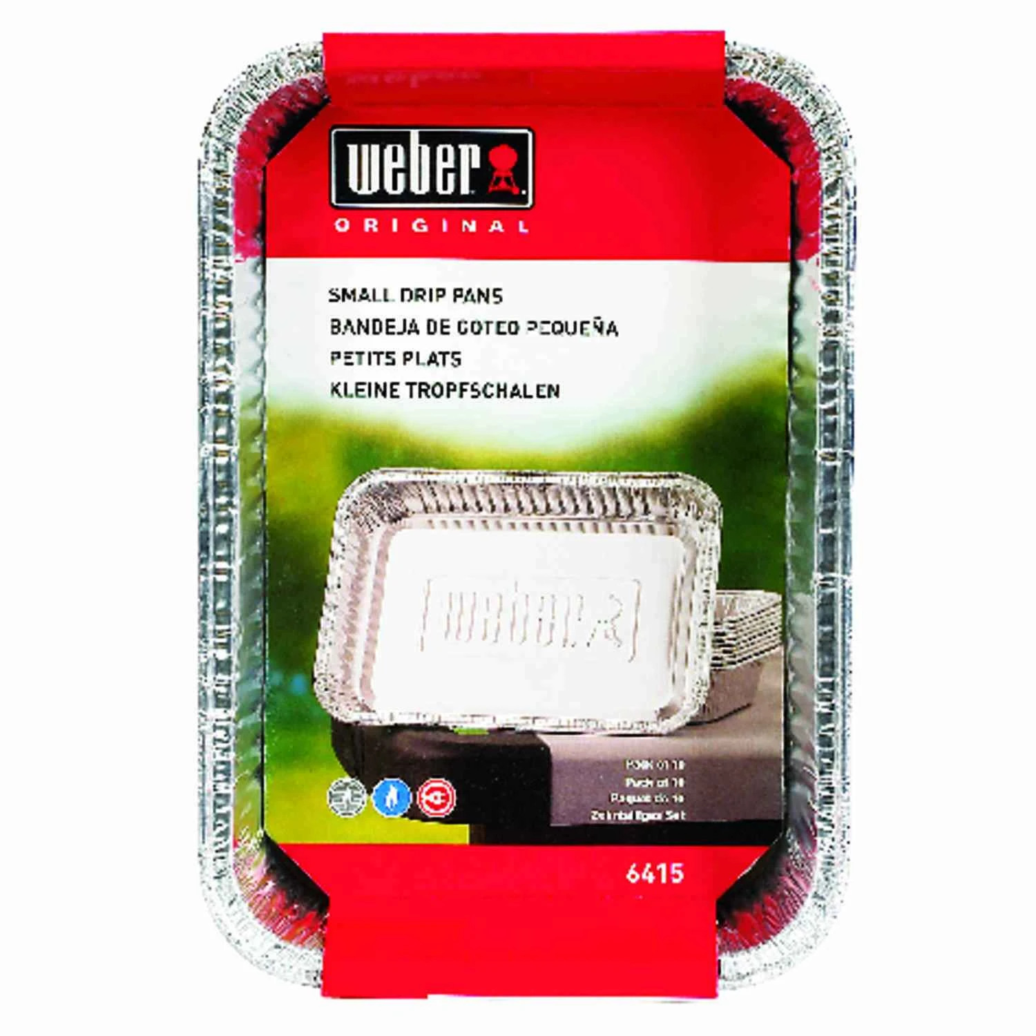 Aluminum Drip Pan, 8.5 x 6 In., 10-Pk.