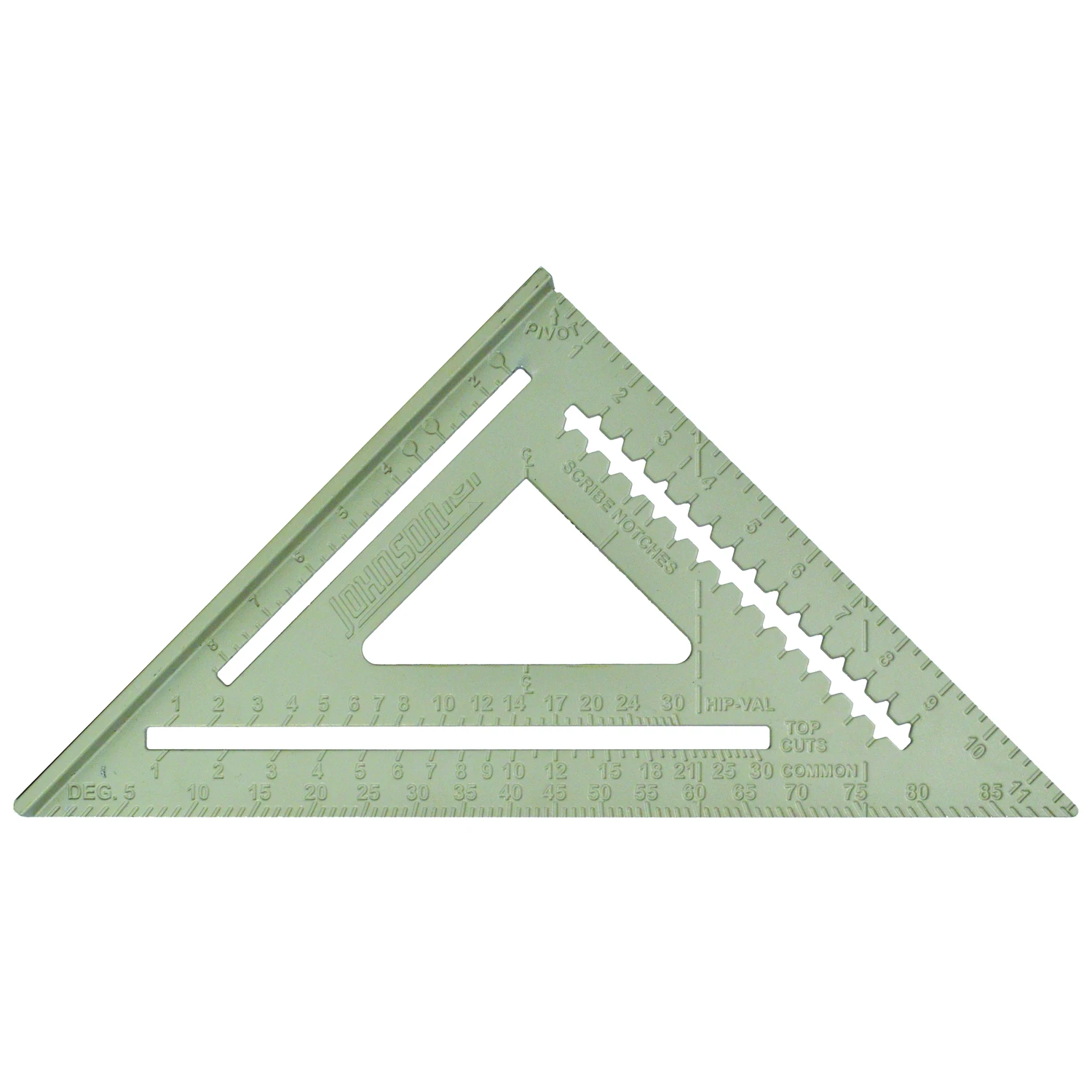 Johnny Square Aluminum Rafter Square, 12 In.