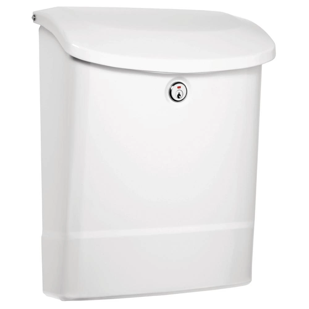 Parkside Mailbox, Wall-Mount, White, 13.5 x 10.87-In.