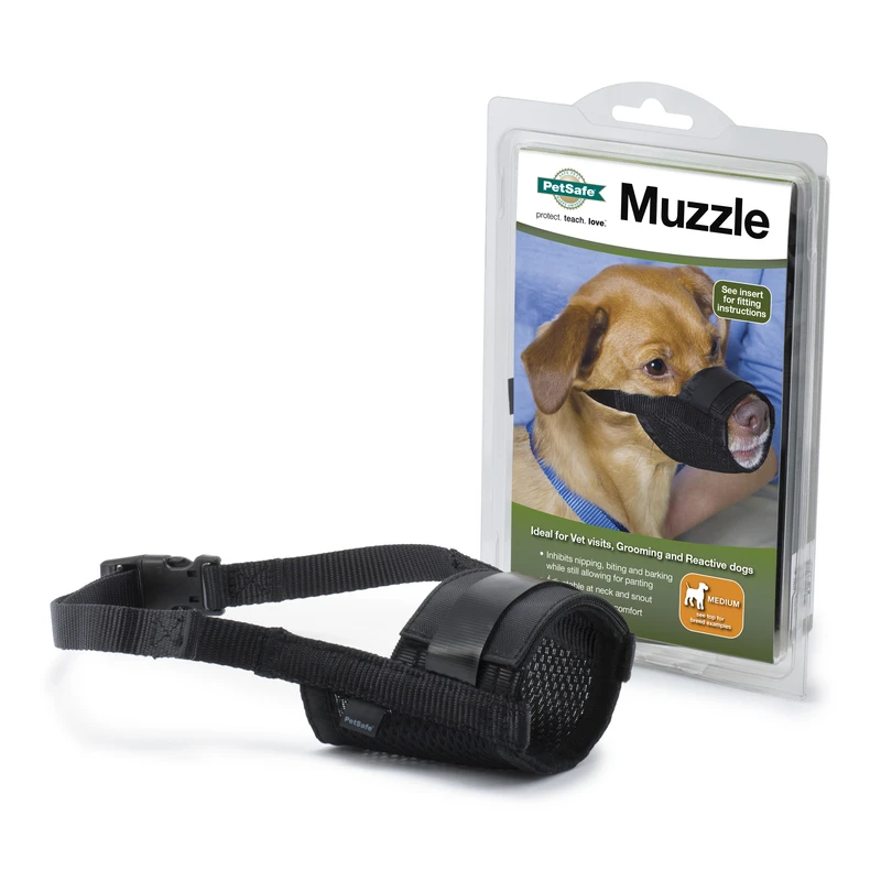 Dog Muzzle, Black, Medium