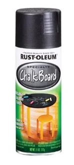 Chalkboard Spray Paint, Black, 11-oz.