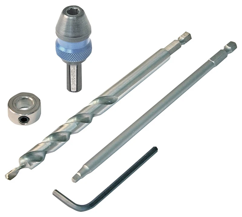 Kreg Quik-kit 3/8 In. X 6 In. L Steel Drill Bit Set - 5 Pieces