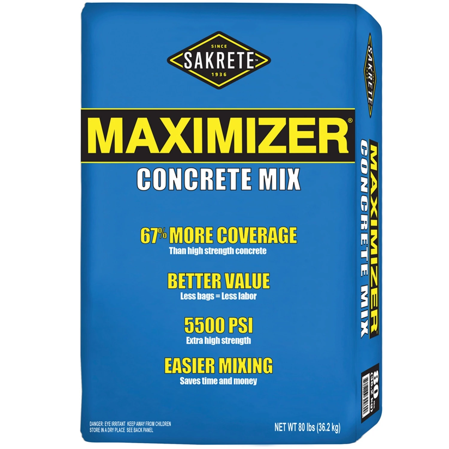 Maximizer Concrete Mix, 80-Lbs.
