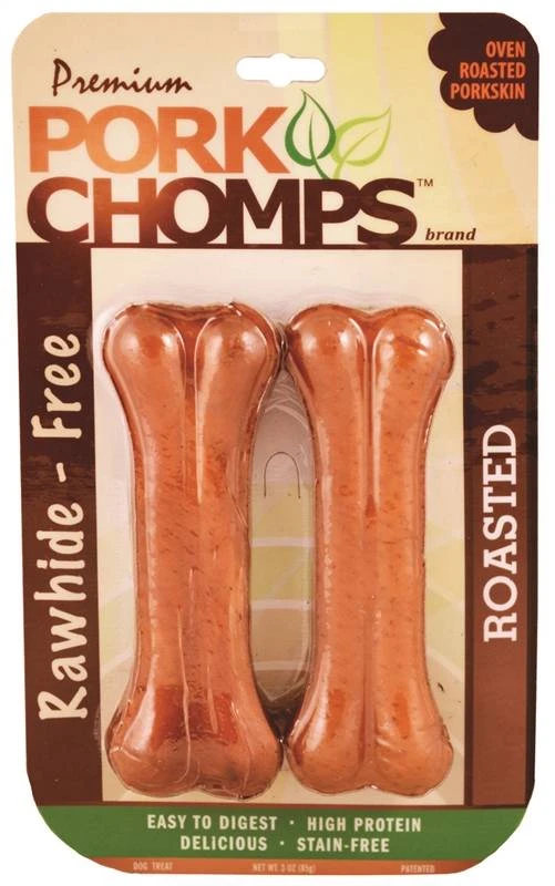 Dog Treats, Premium Roasted Pork Pressed Bone, 2-Ct.