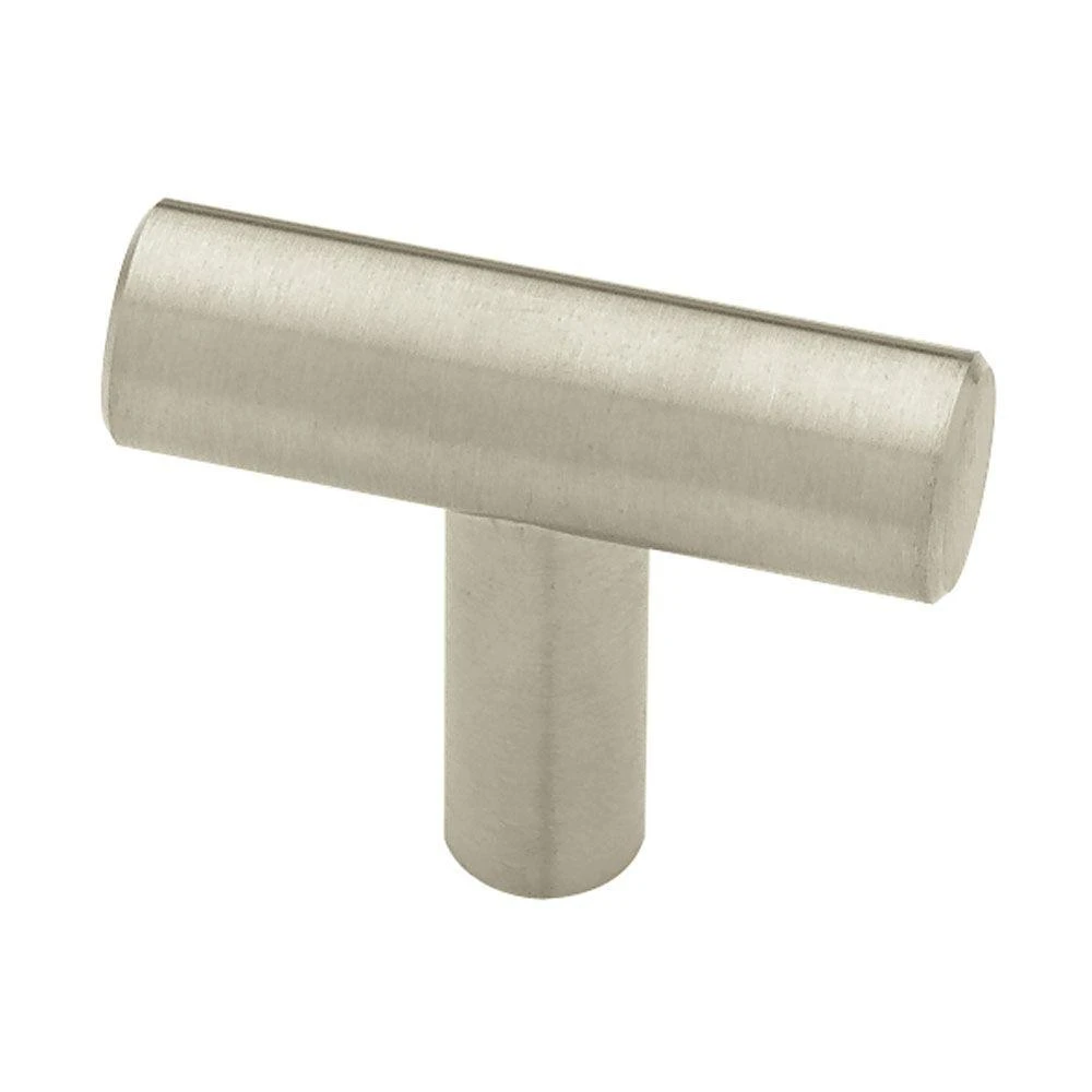 Flat End Bar Cabinet Knob, Stainless Steel, 40mm