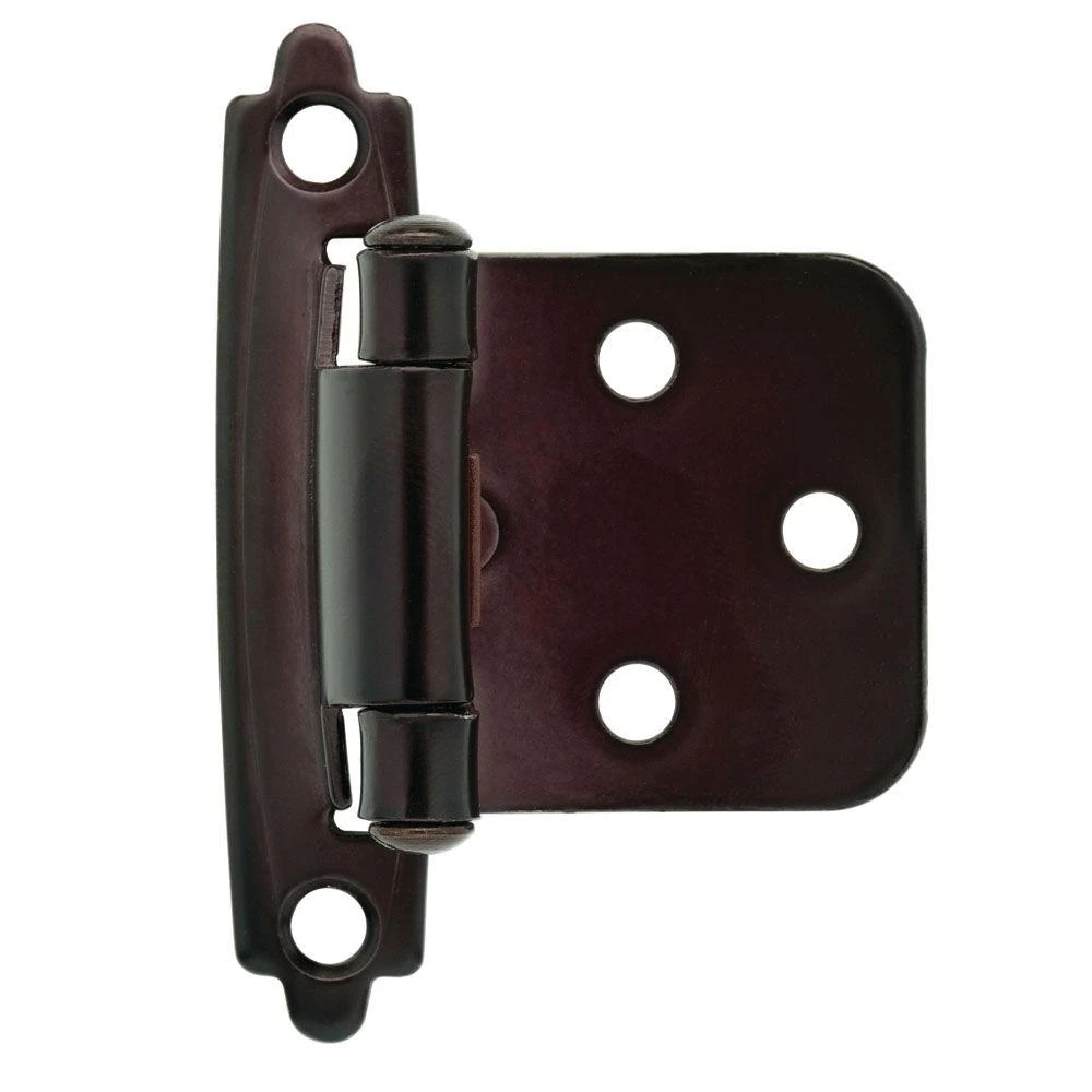 Self-Closing Cabinet Overlay Hinge, Oil-Rubbed Bronze