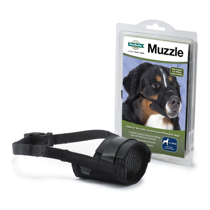 Dog Muzzle, Black, XL