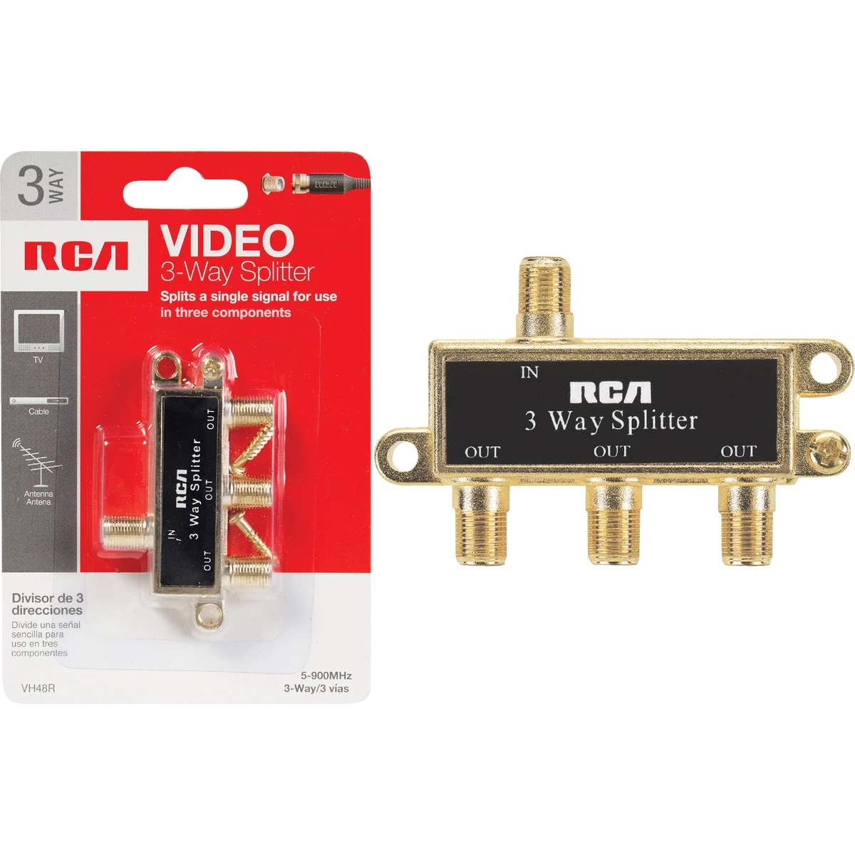 3-Way Coaxial Splitter