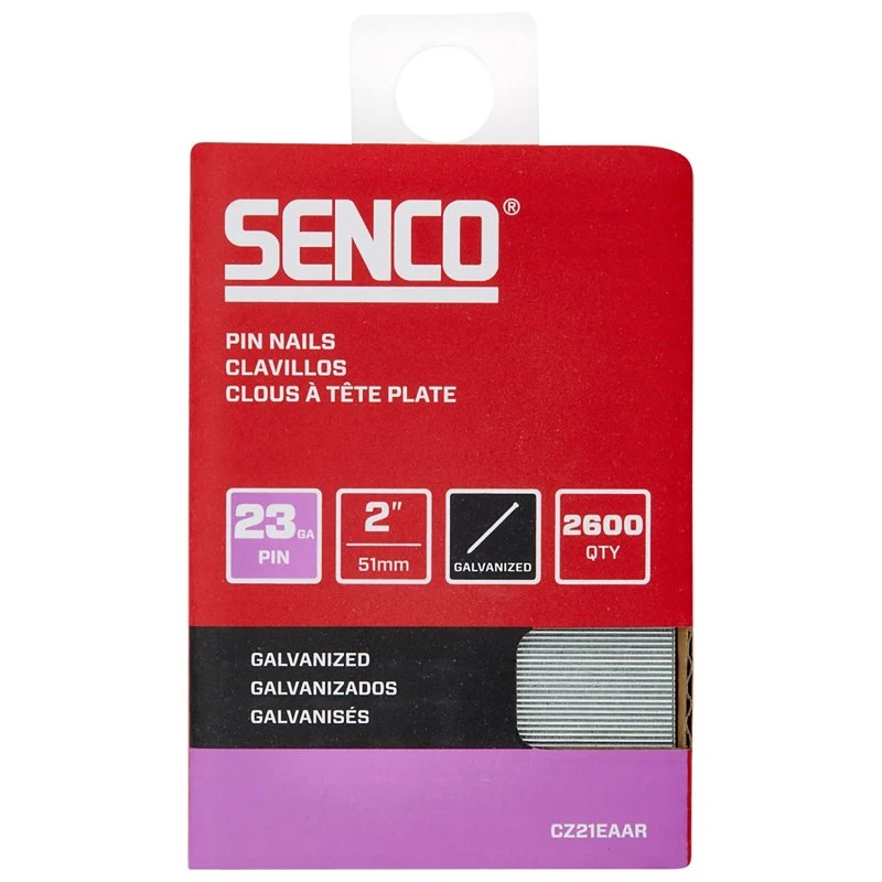 Collated Micro Pin Nails, Headless, 23 Gauge, 2 In., 2,600-Ct.