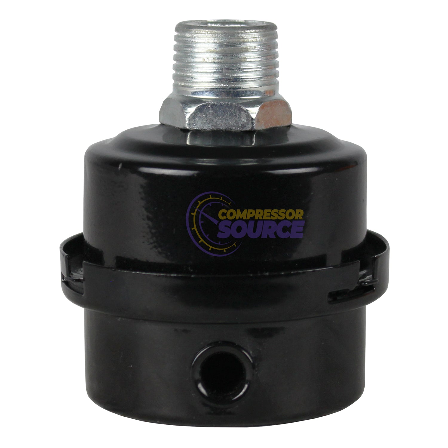 1/2" NPT Air Compressor Intake Filter Silencer Metal Housing and Element AF-04A