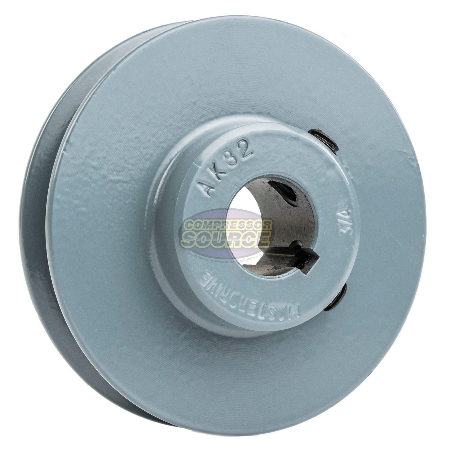 3.25" Single Groove A Section 4L Sheave with 3/4" (0.750") Keyed Bore - AK32-3/4