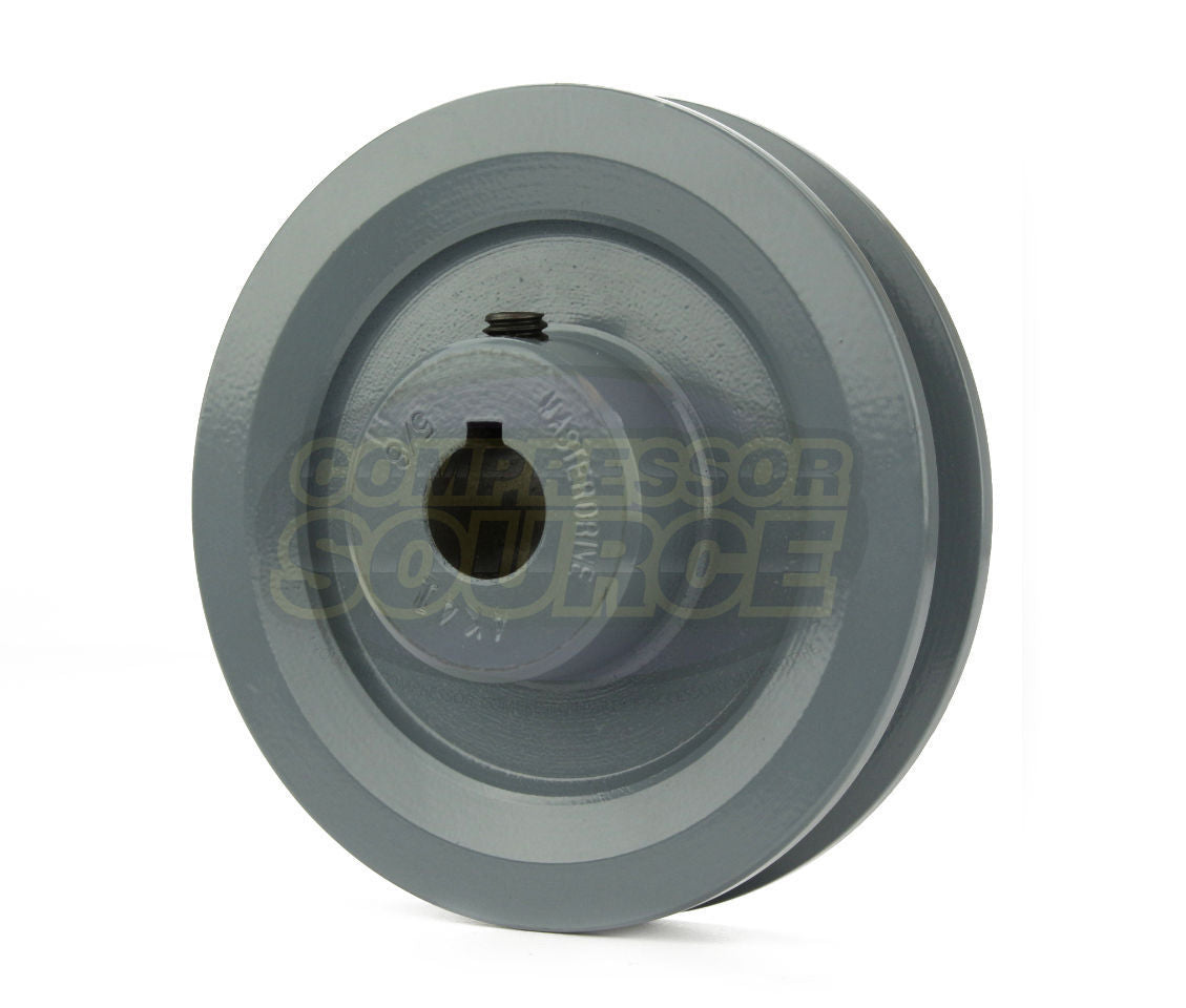 4" Single Groove A Section 4L Sheave with 5/8" (0.625") Keyed Bore - AK41