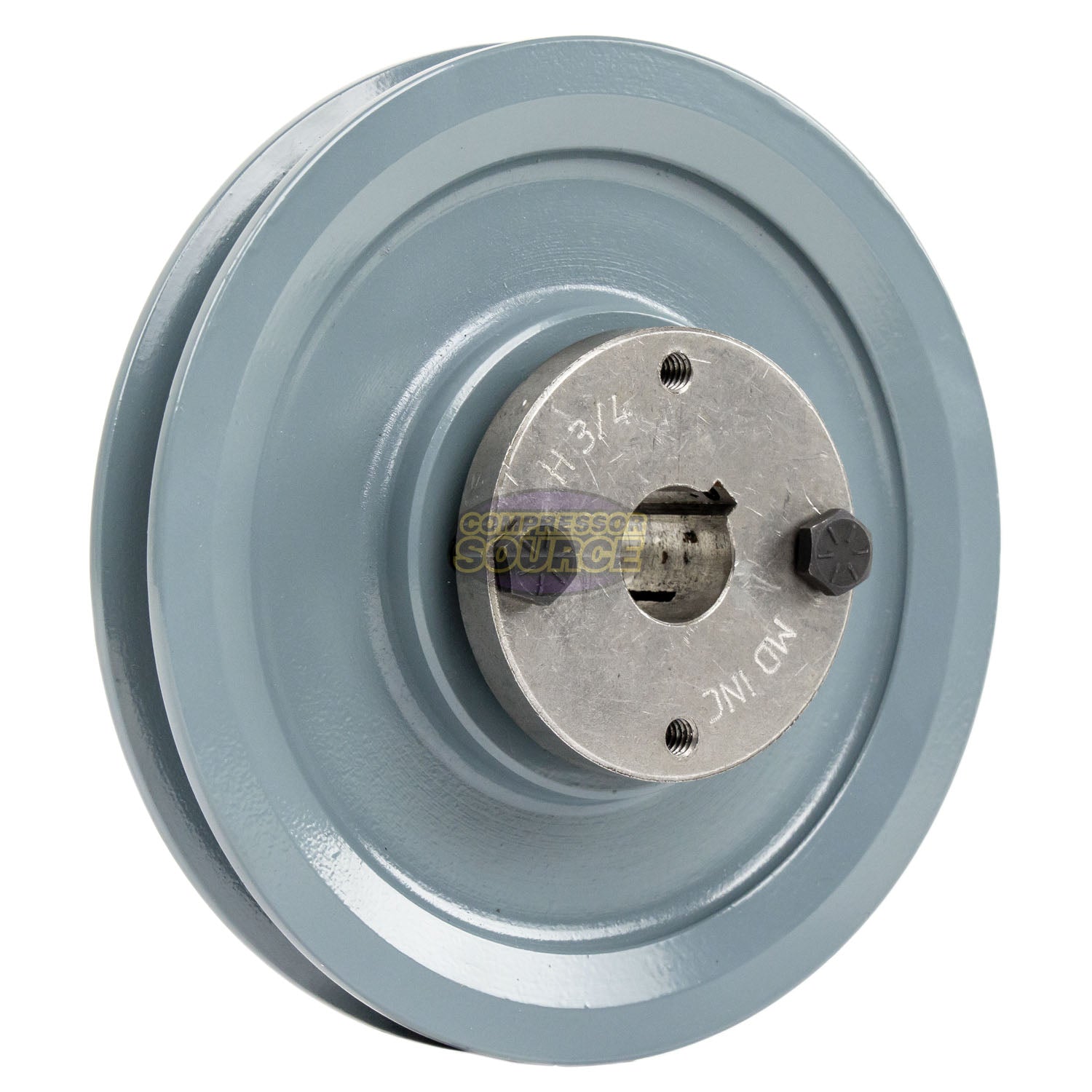 5.75" Single Groove Pulley fits B Section V-Belt 5L with 3/4" Sheave Bushing BK60H