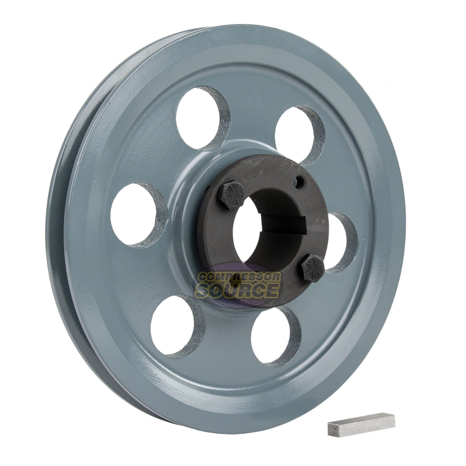 8.25" Single Groove A Section 4L Sheave with 1-3/8" (1.375") H-Style Split Taper Bushing - AK84H