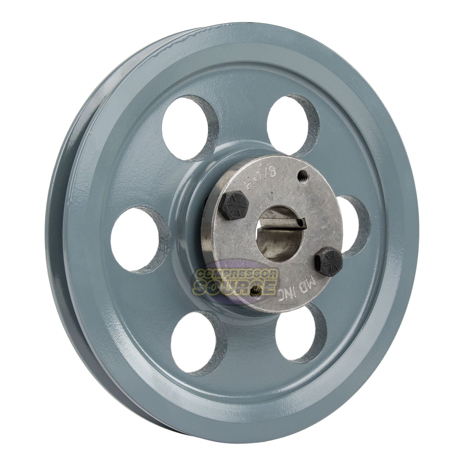 7.75" Single Groove A Section 4L Sheave with 7/8" (0.875") H-Style Split Taper Bushing - AK79H