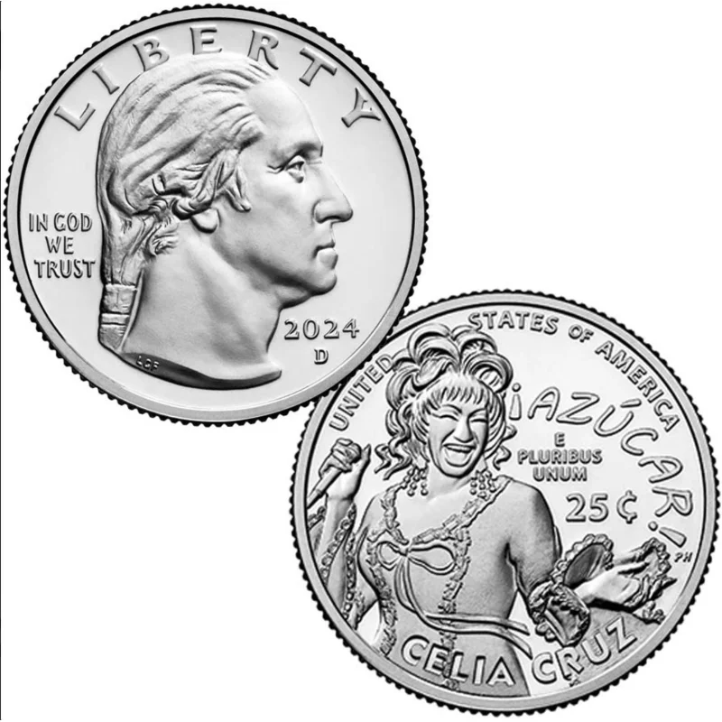 American Women Quarters 2025 Celia Cruz Denver (D) Mint Uncirculated Limited Supply “Includes Plastic Coin Holder