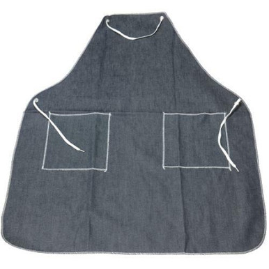 Denim 2 Hip Pocket Apron, Grommets - 28" x 36". Must order in bundles of 12 each A2836D22