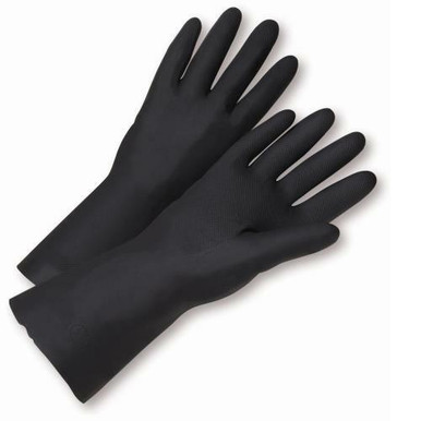 12" 28 mil Flock Lined Black 100% Neoprene w/ Honeycomb Grip, Bulk Packaged32212/XXL