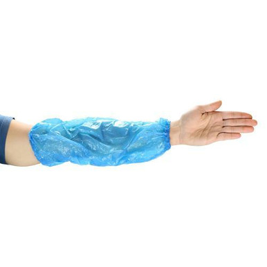 Blue - 1 mil 18" Polyethylene Sleeve - 1000 ea per case 2418PEB