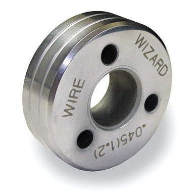 Drive Roll U-groove PFA .045in (1.1mm) hard chrome polished PFA-DR-045