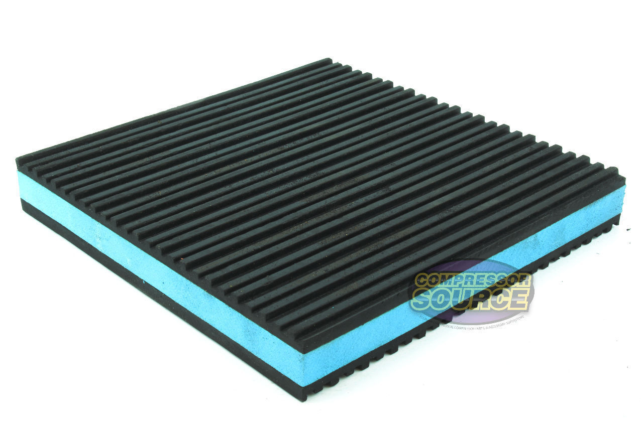 6" x 6" x 7/8" Anti-Vibration Isolation Pad – Blue Composite – B66