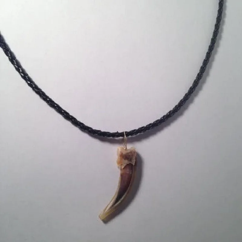 Badger Claw 1 3/4″ with a Braided Necklace 17 1/2″