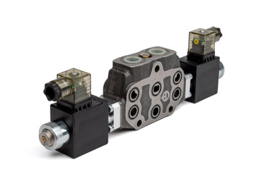 BSV-3 Assembled Work Section: 1 spool, electronic operation, 4 Way, 3 Pos, Spring Center, A-B Closed