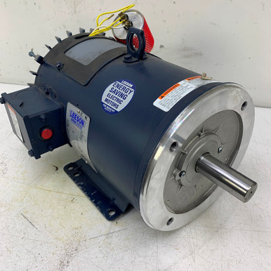 5 HP 3600 RPM 230 Volt AC 184TC Leeson Motor 131632.00 - Missing Parts