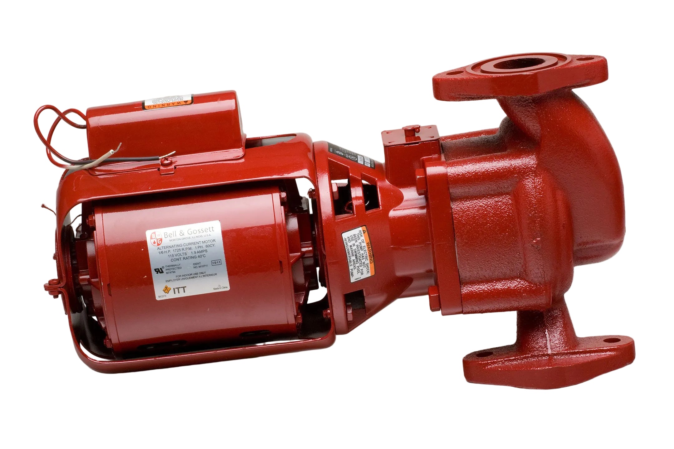 Bell & Gossett Series HV, 1/6 HP, 1725 RPM, 115v Pump 102210
