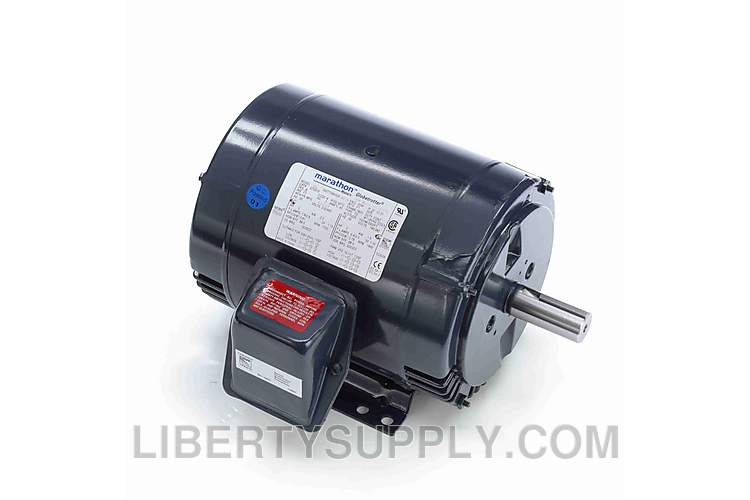 Marathon Motors GT3106, 2HP 3500RPM 145JM Frame 3PH Motor