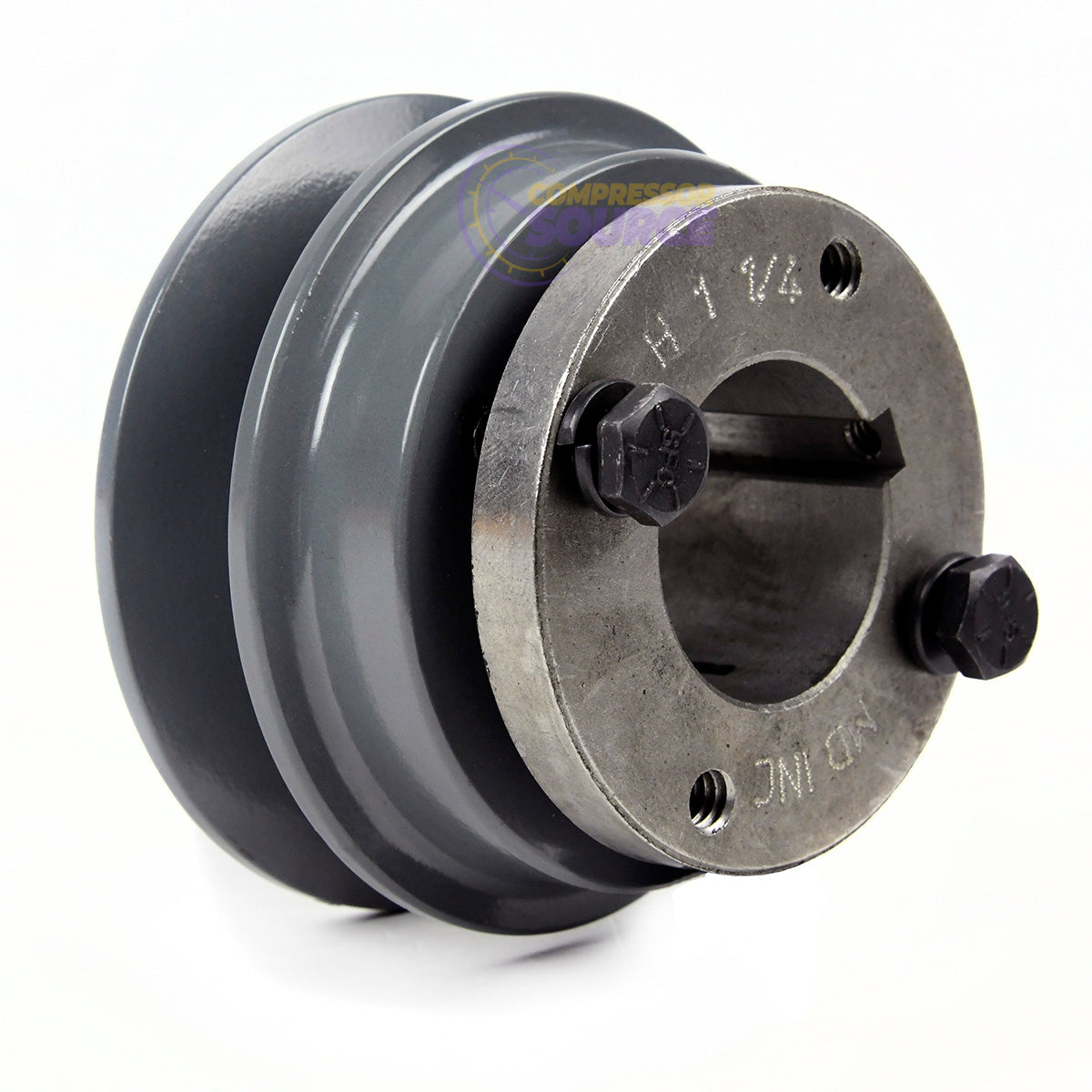 3.15" Single Groove Pulley fits B Section V-Belt 5L with 1-1/4" Sheave Bushing BK30H