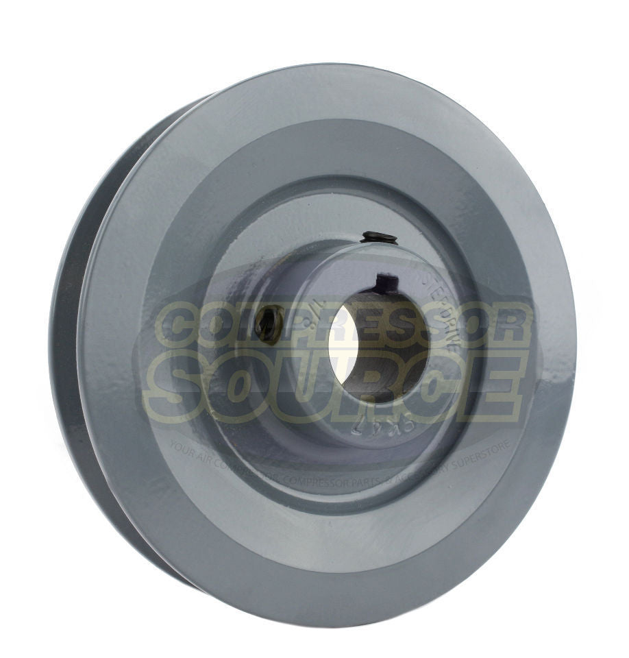 4.5" Single Groove B Section 5L Sheave with 7/8" (0.875") Keyed Bore - BK47