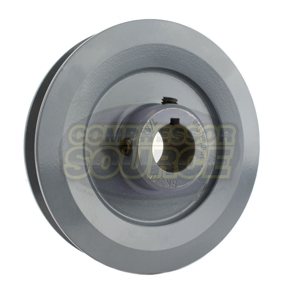 4.75" Single Groove B Section 5L Sheave with 7/8" (0.875") Keyed Bore - BK50