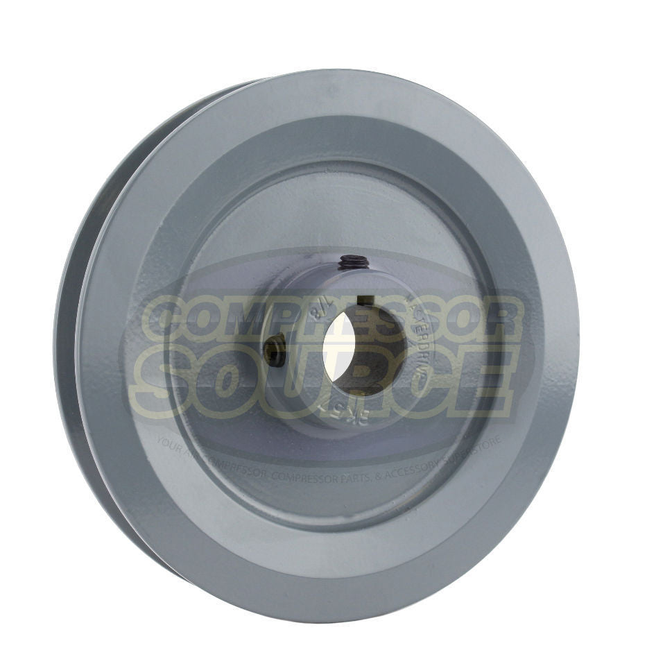 5.5" Single Groove B Section 5L Sheave with 7/8" (0.875") Keyed Bore - BK57