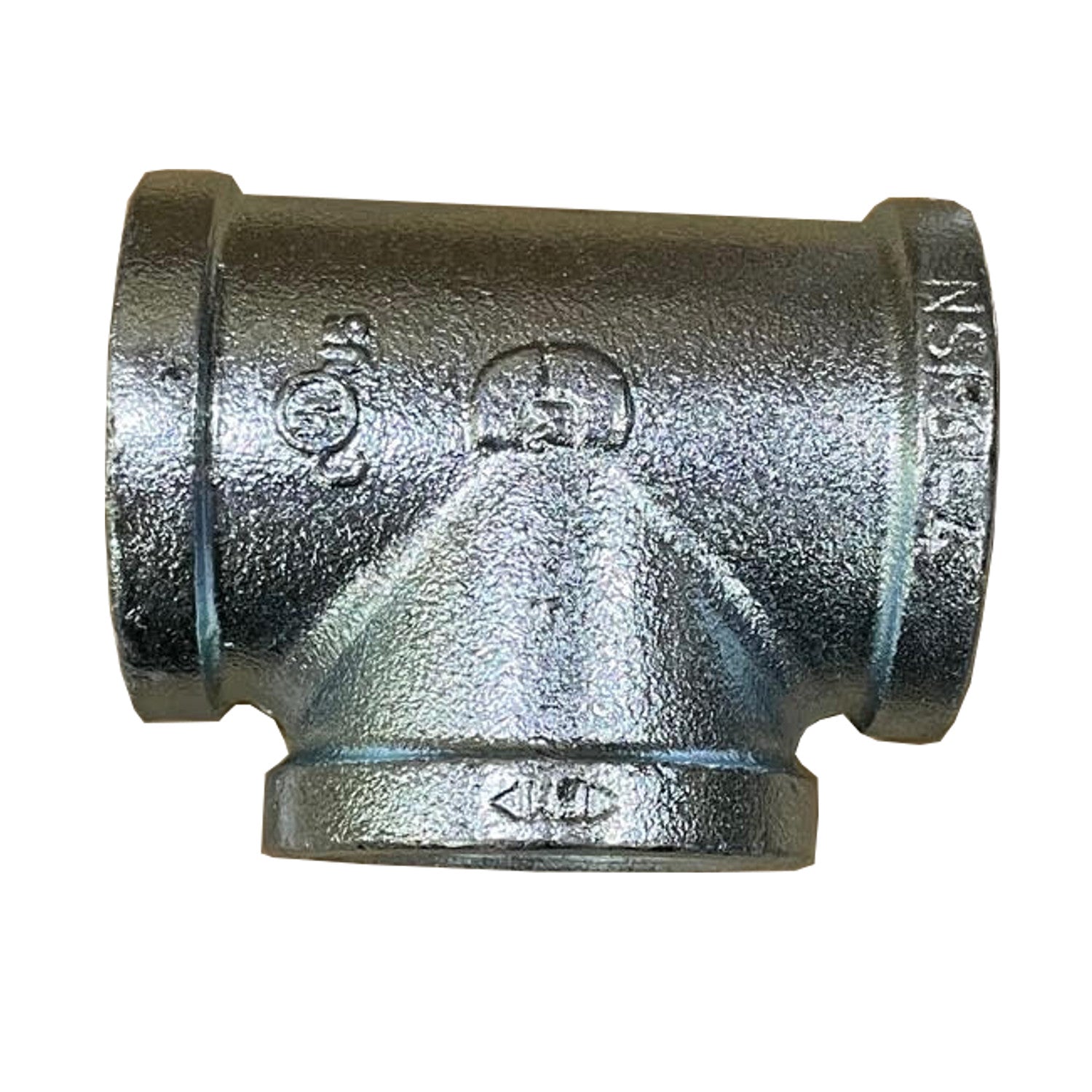 BMI 2 Inch NPT Galvanized Straight Tee, 150#, UL/FM