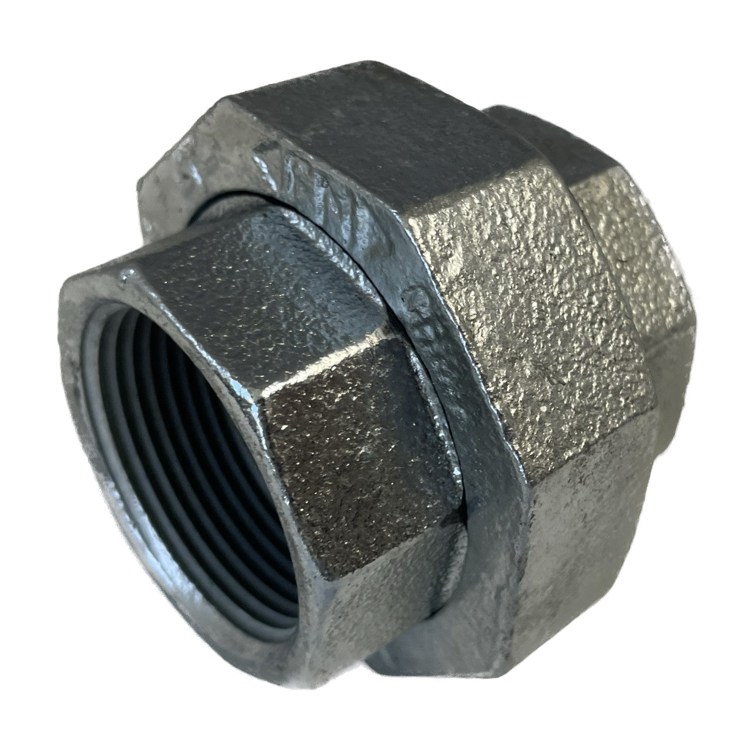 BMI 1/2 Inch NPT Galvanized Union, 150#, UL/FM