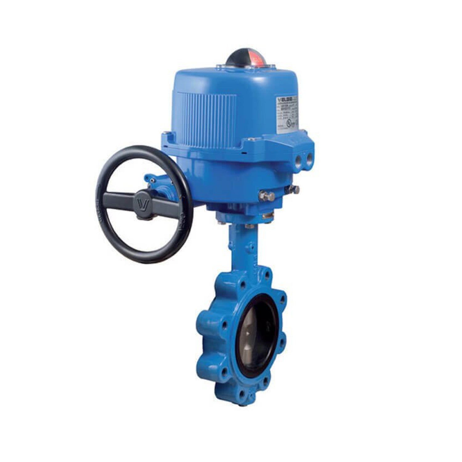 2 Inch Bonomi MEN501S Lug Style Butterfly Valve, EPDM Seat, Stainless Steel Disc with Metal Electric Actuator