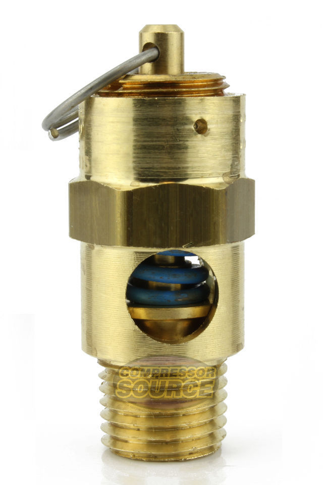 165 PSI 1/4" MNPT Air Compressor Pressure Relief Safety Pop Off Valve CAS250165