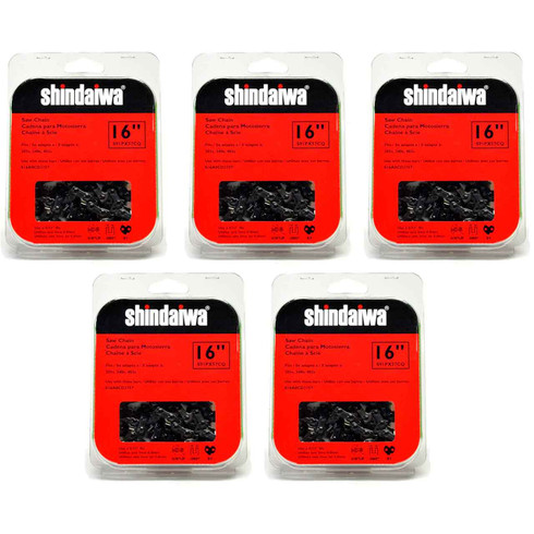 S91PX57CQ Shindaiwa AdvanceCut Chain - 16" and 57 DL - 5 Pack