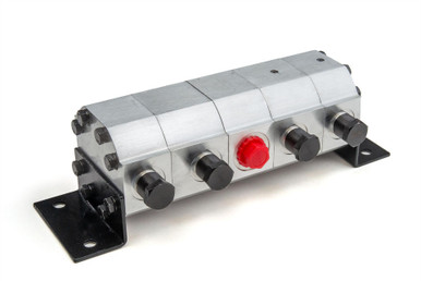 Rotary Flow Dividers 0.265 CID Per Section, .86-3.5 GPM Flow Range Per Section, 4 Section