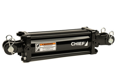 TC3 Tie-rod Hydraulic Cylinder: 5 Bore x 16 Stroke, 2 Rod
