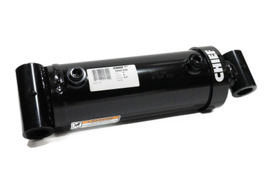 WT Welded Cross Tube Hydraulic Cylinder: 5 Bore x 12 Stroke, 2.5 Rod, SAE 12